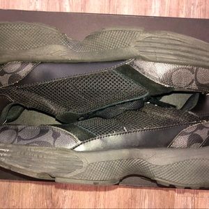 CHARCOAL BLACK COACH SNEAKERS